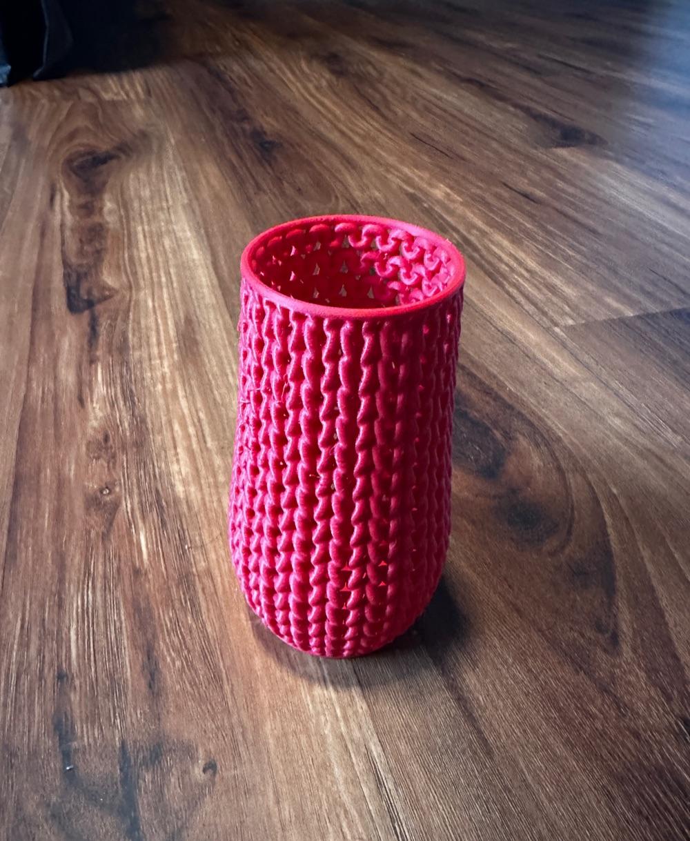 Knit Coaster, Vase and Bowl 3d model