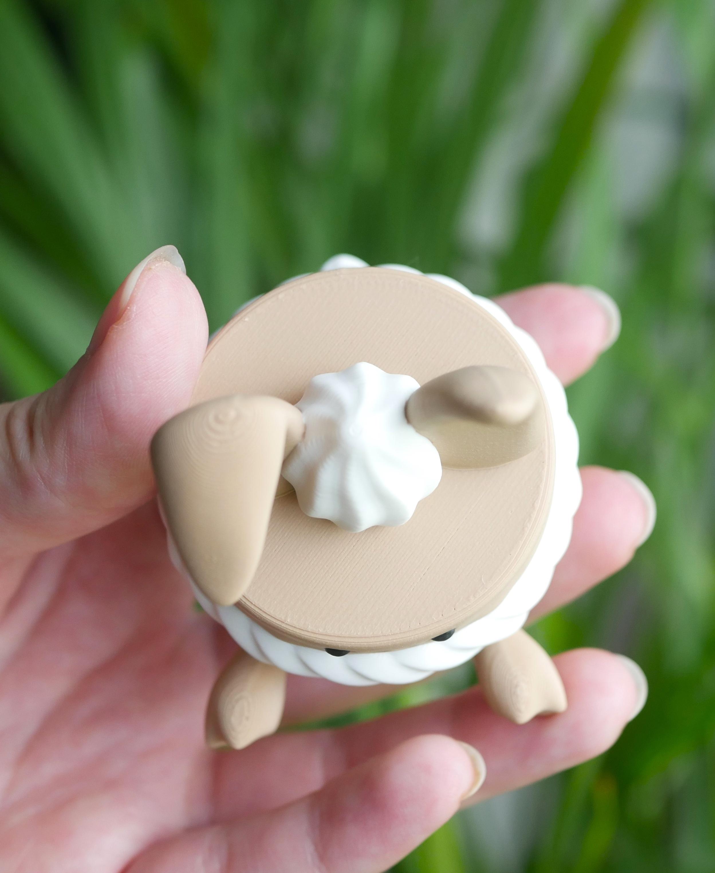 Cute Simple Cake Rabbit with Cream | Cream Bunny Cake 3d model