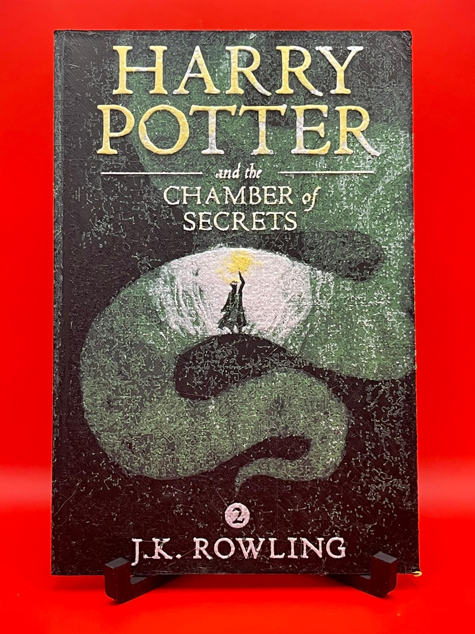 Harry Potter & The Chamber of Secrets HueForge Book Cover 3d model