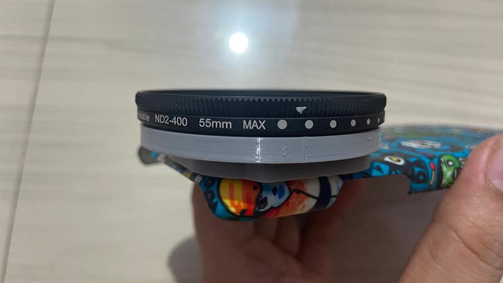 55mm Filter adapter for iphone 11 3d model