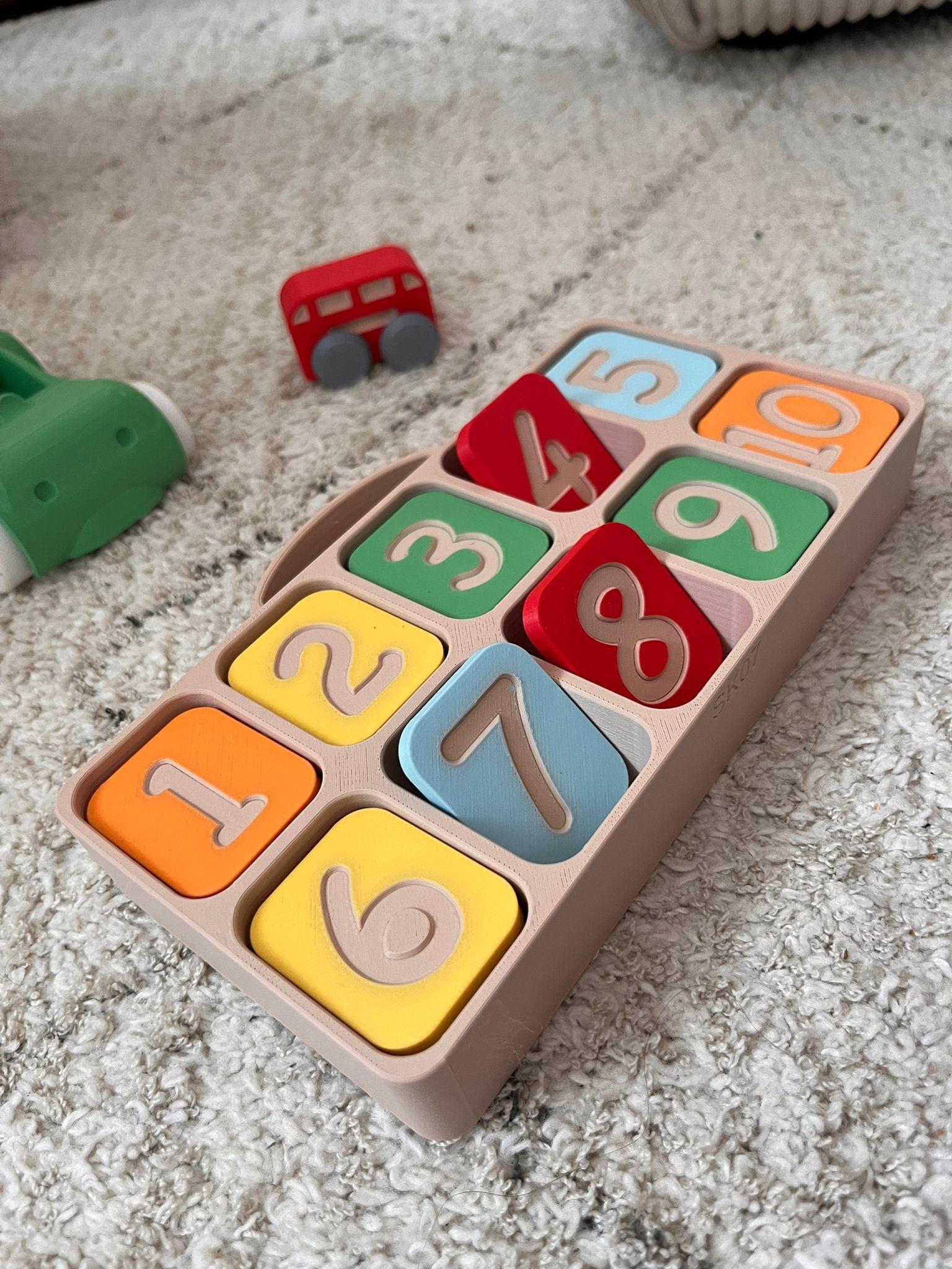 Toy Numbers 3d model