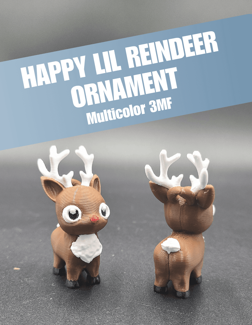 Happy Lil Reindeer  3d model