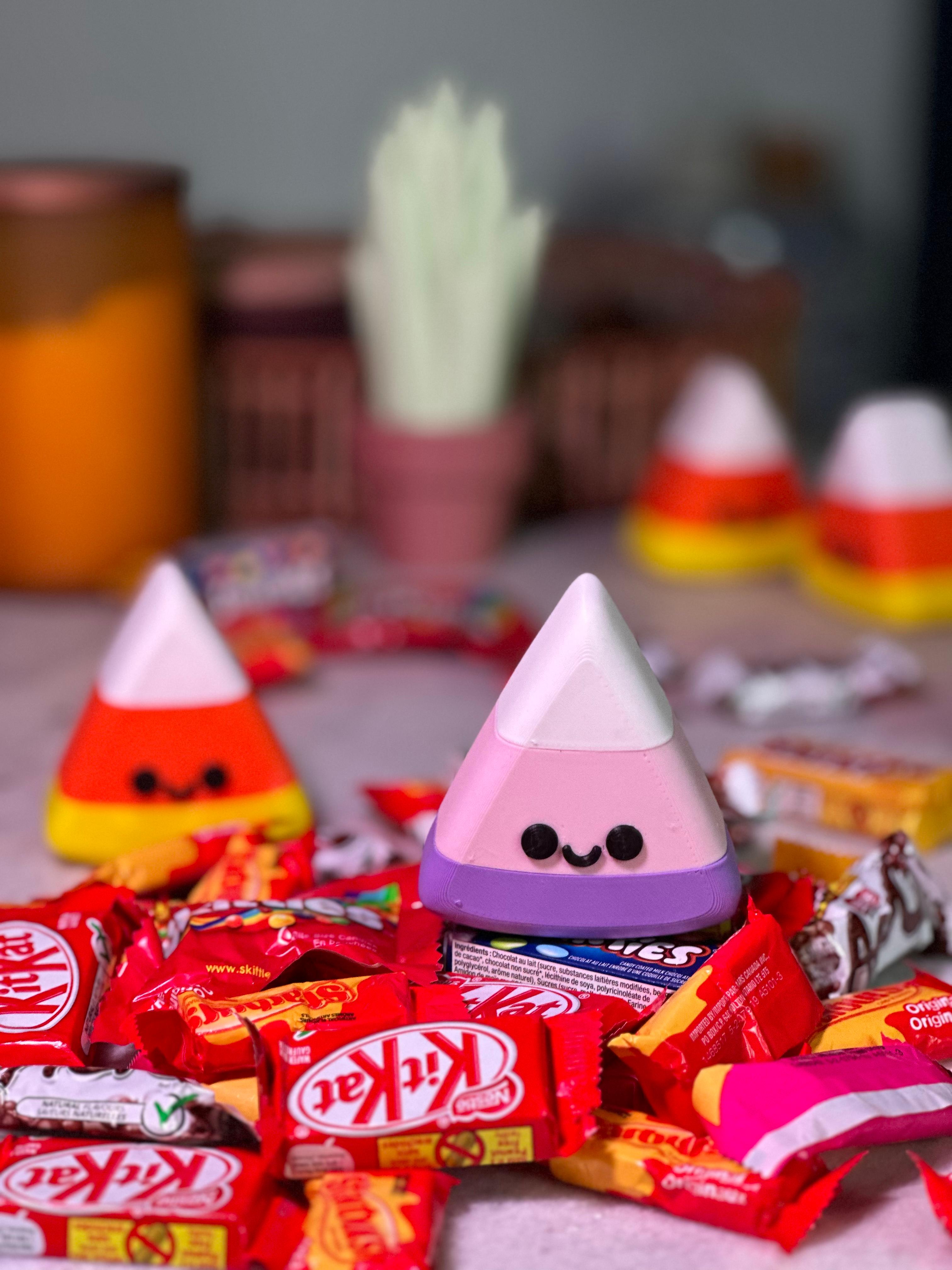 Cute Candy Corn Halloween - Holoprops 3d model