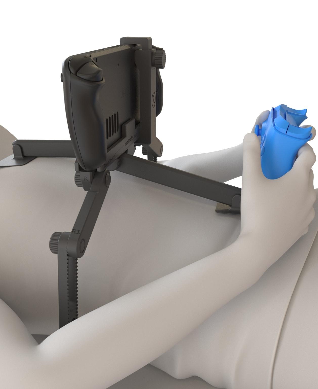 Restdeck Bed Stand for Steam Deck. Fully 3d Printable. 3d model