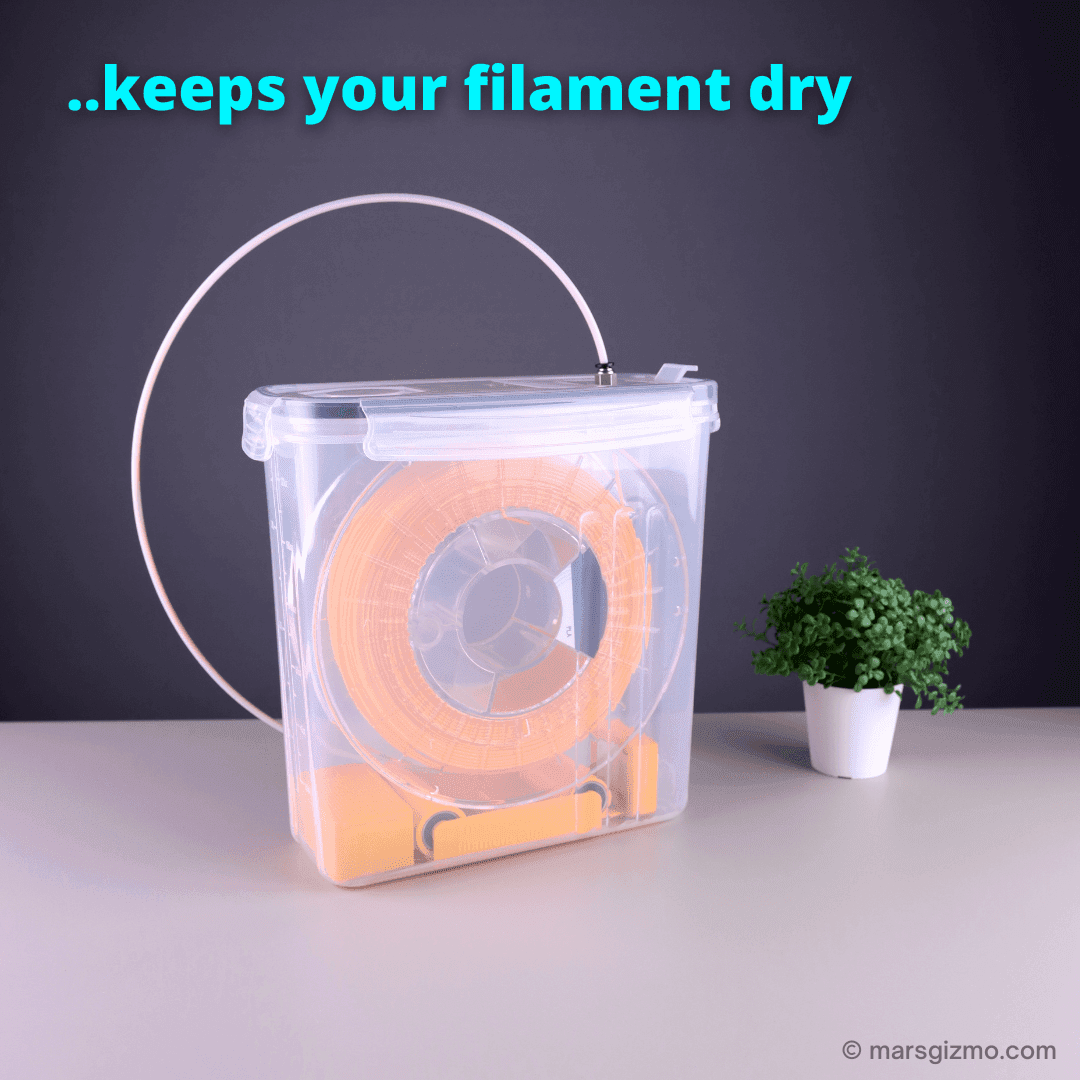 how can I make a container like this airtight for storing filament? :  r/3Dprinting