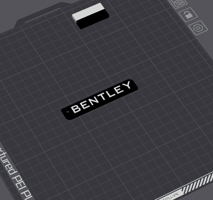 Keychain: Bentley II 3d model