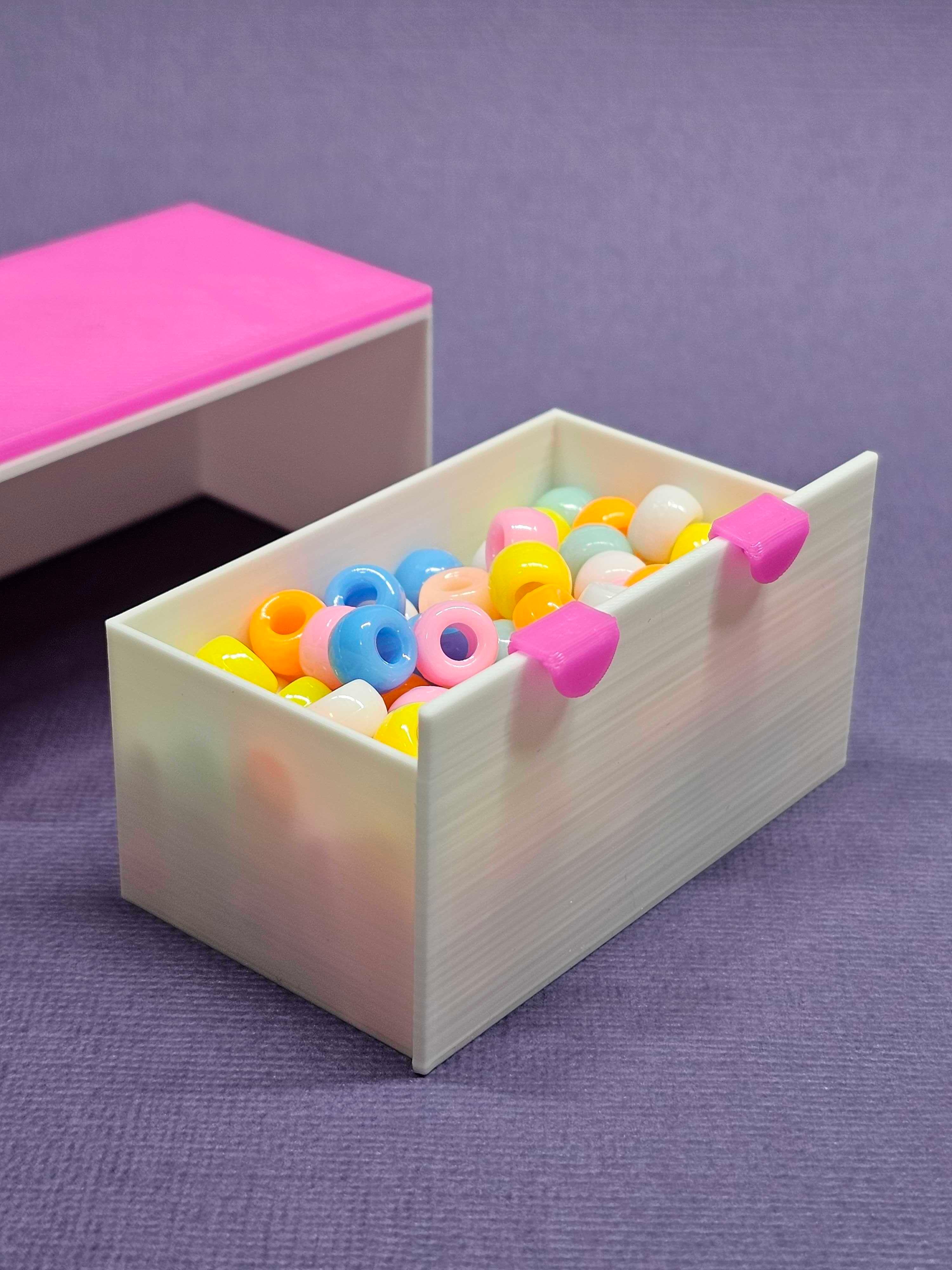 Storage box for miniature bench | 1:12 scale dollhouse furniture 3d model