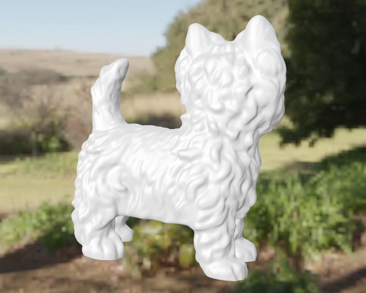 West highland terrier 3d model