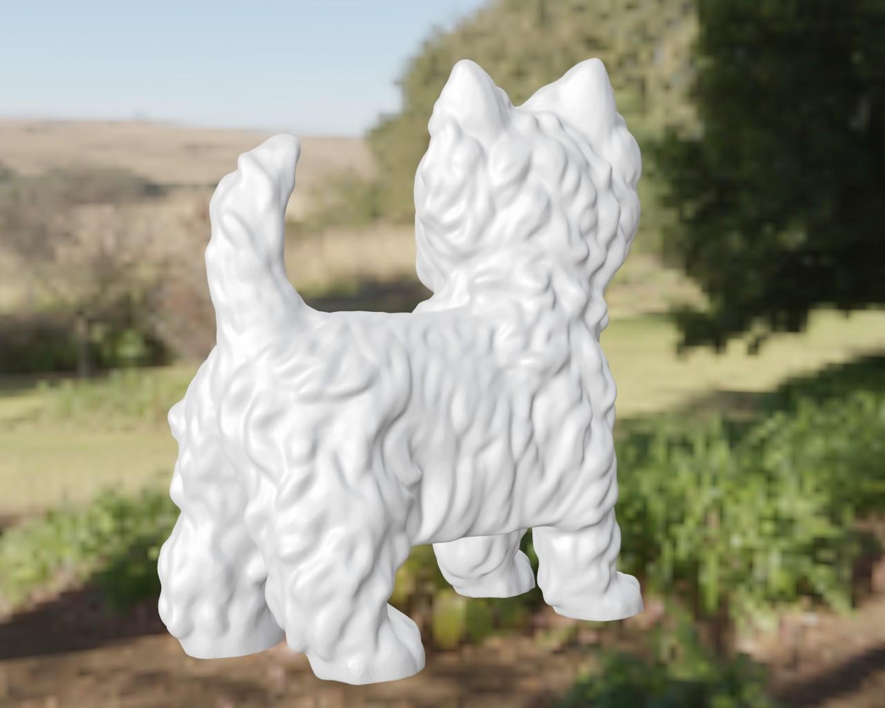 West highland terrier 3d model