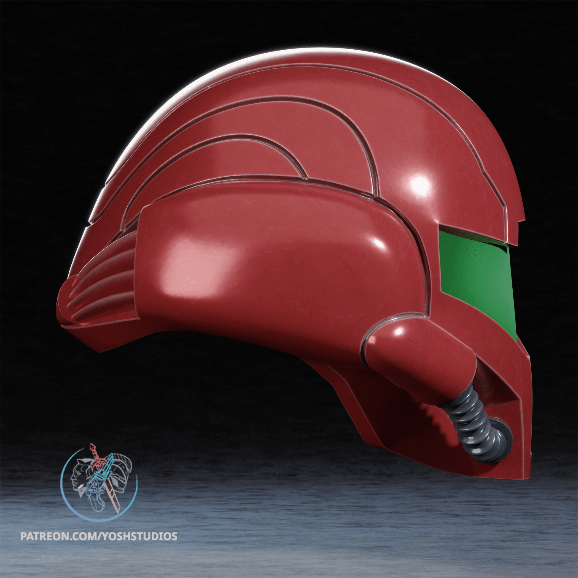 Samus Prime Helmet 3D Printer File STL 3d model