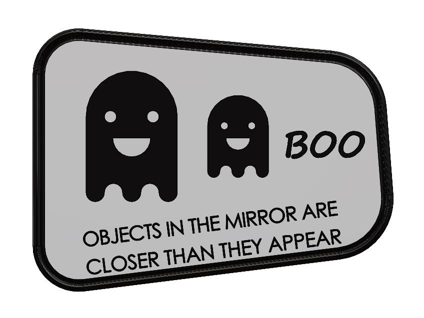 Ghosts in the mirror are closer than they appear 3d model
