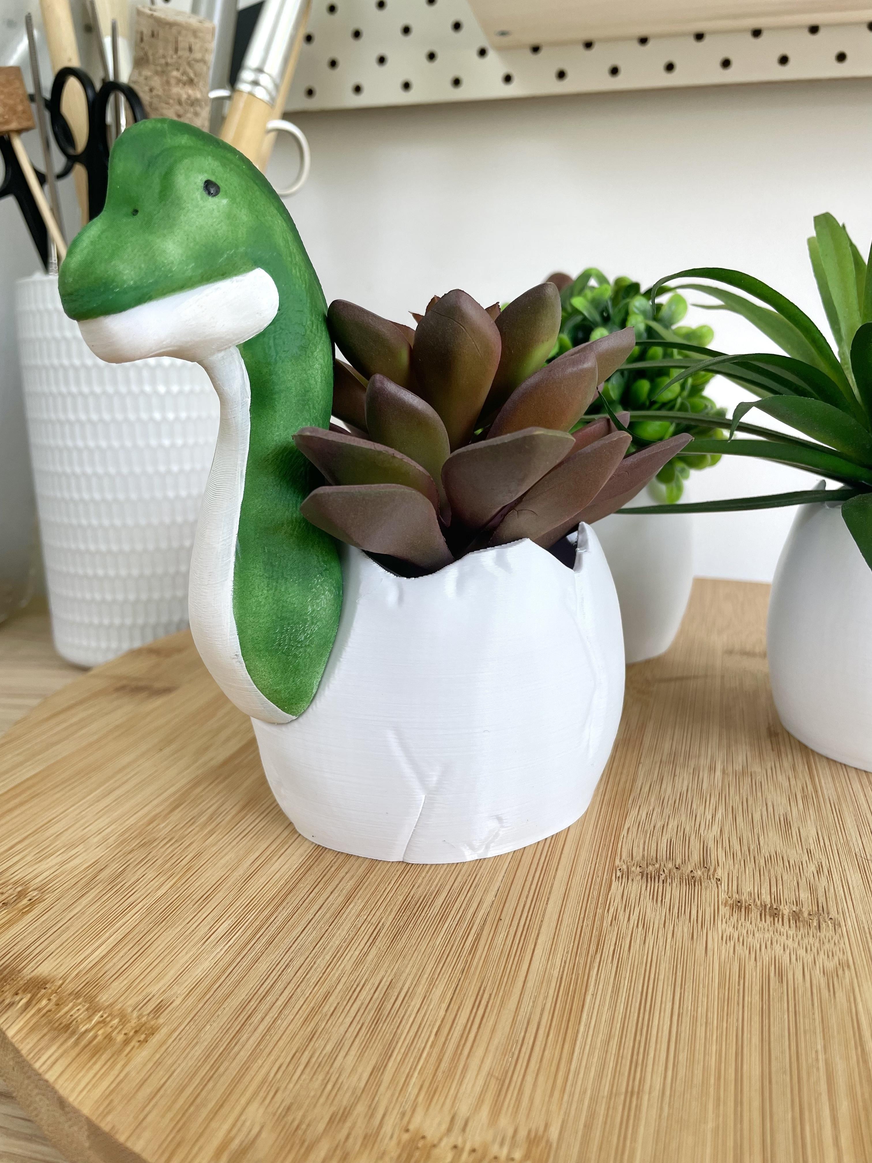 Dinosaur Egg Planters by IK3D 3d model