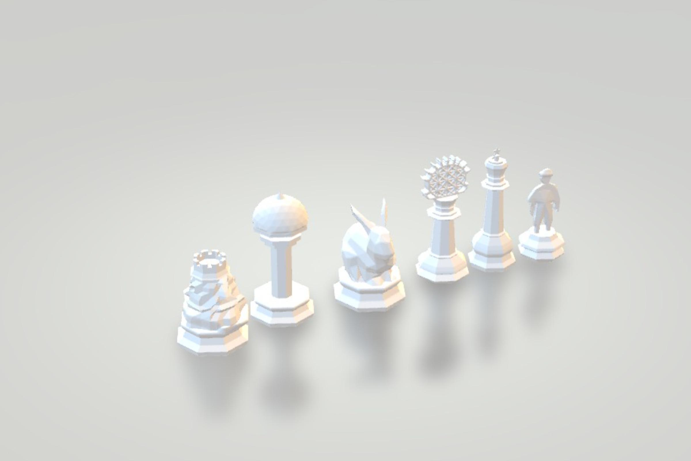 Chess set  3d model
