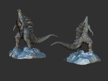 Godzilla Statue 3d model