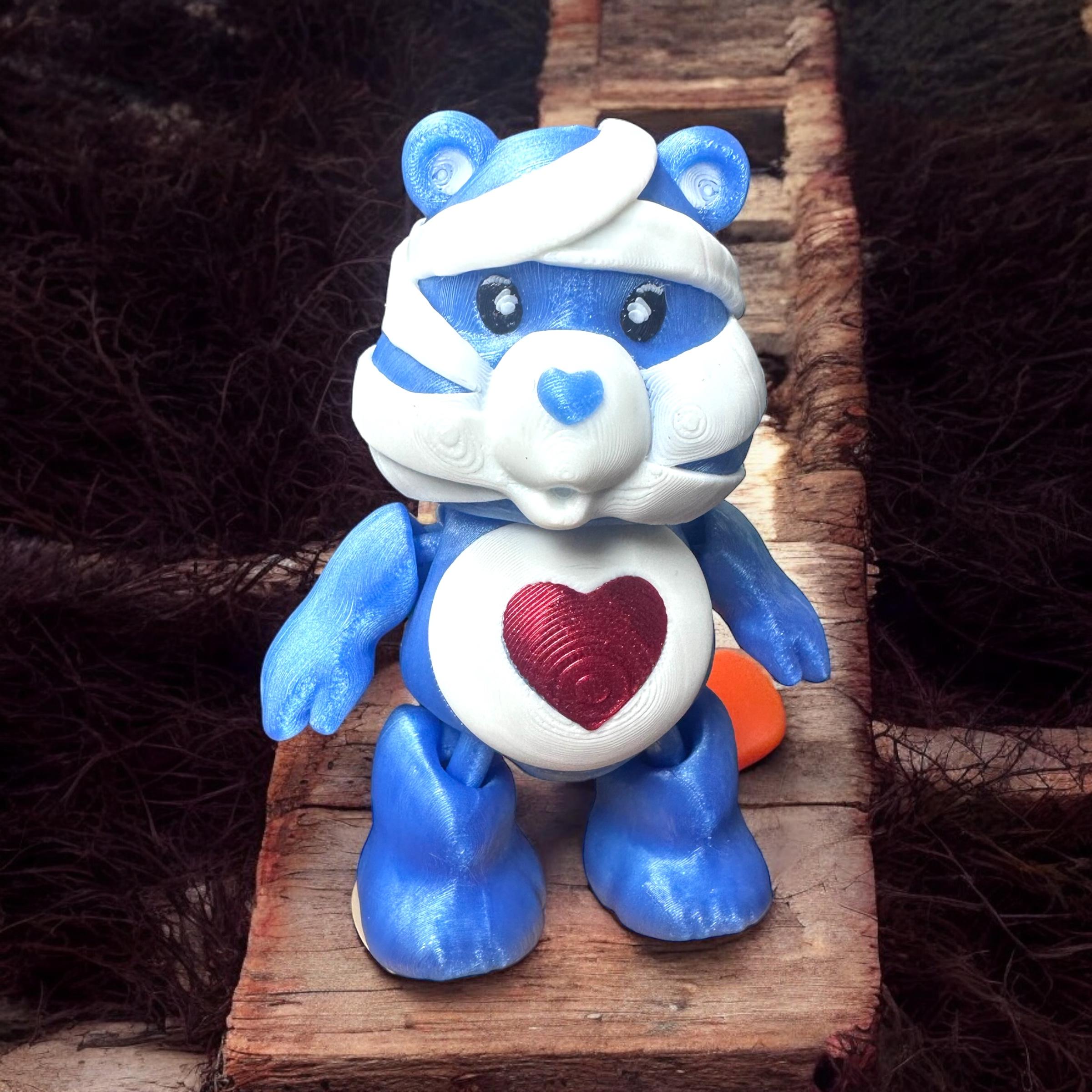 Halloween Care Bears, Mummy, Print in Place, Monsters, Trick or Treat, Flexi, Flexible, Articulating 3d model