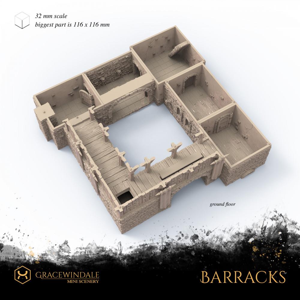 Barracks 3d model