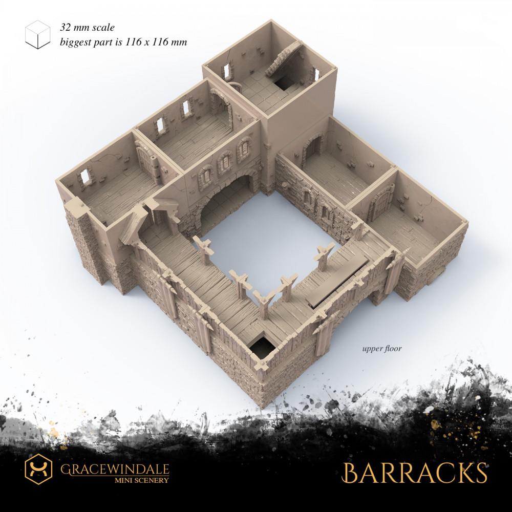 Barracks 3d model