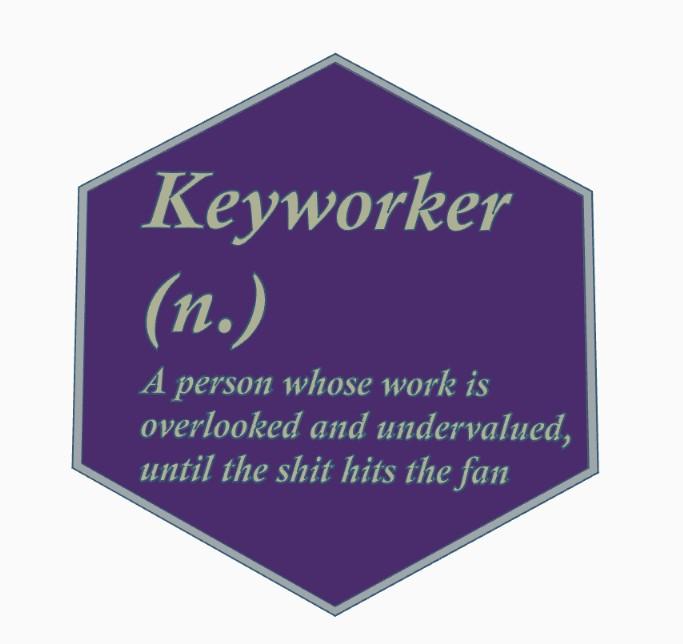 key worker 3d model