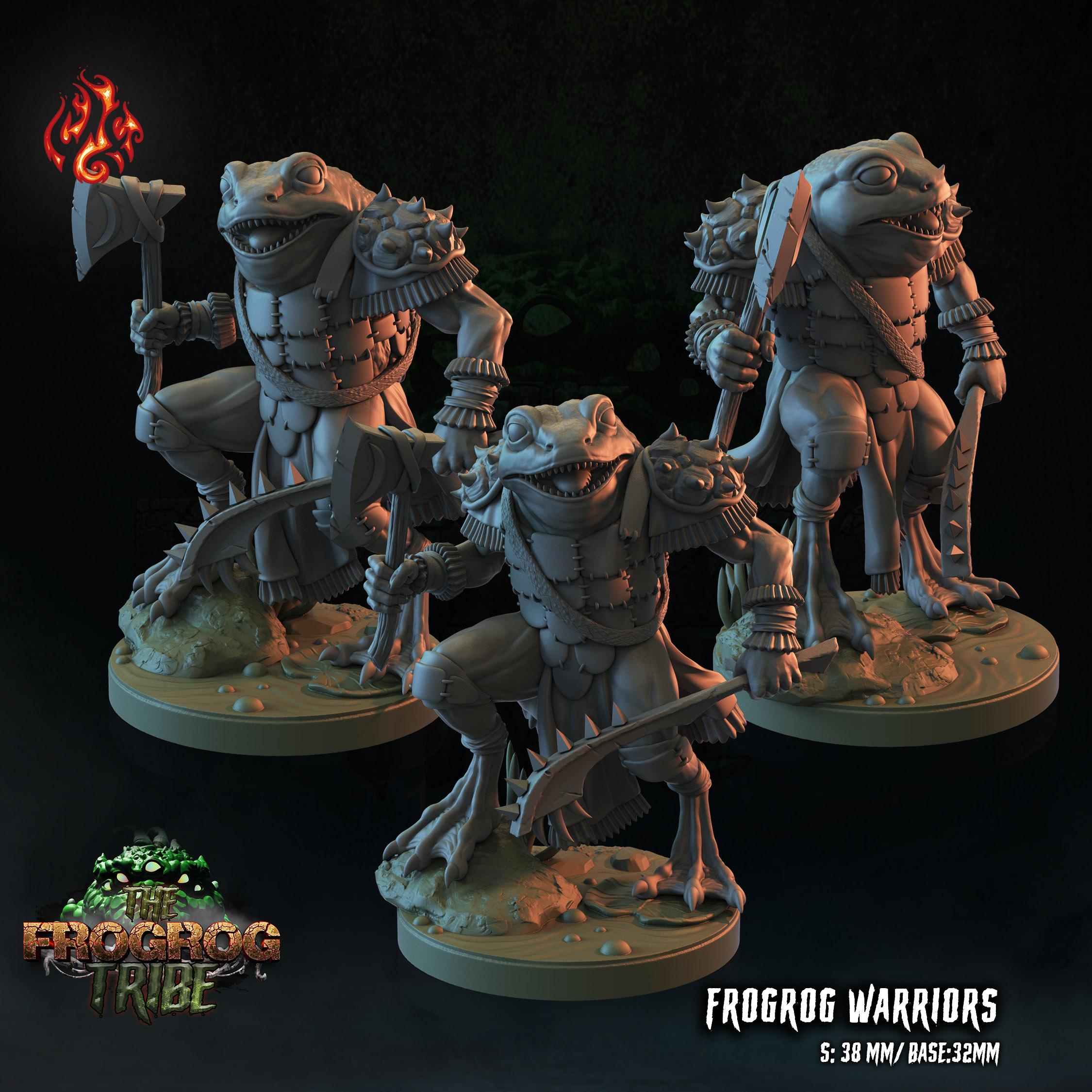 Frogrog Warriors 3d model