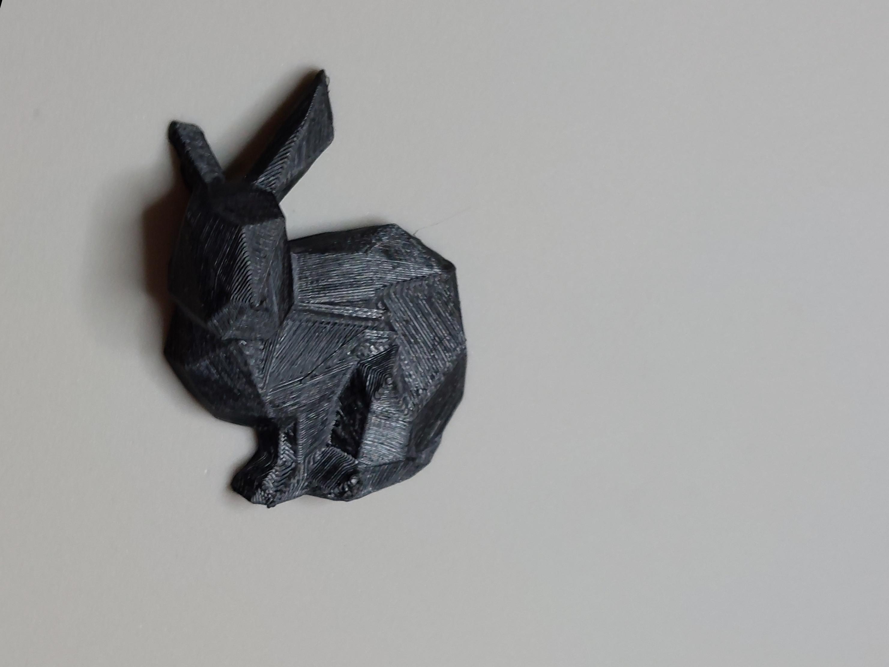 Low Poly Bunny Rabbit Fridge Magnet 3d model