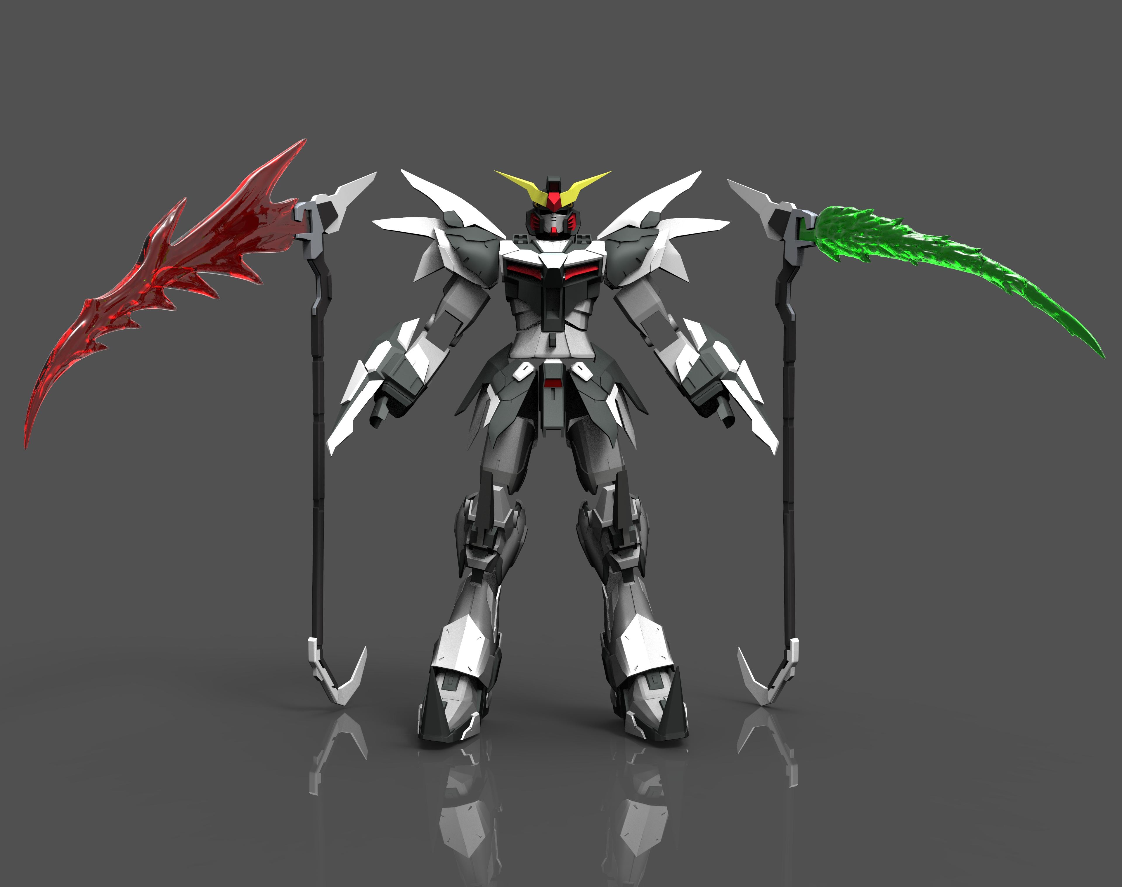 Deathscythe Armor 3d model