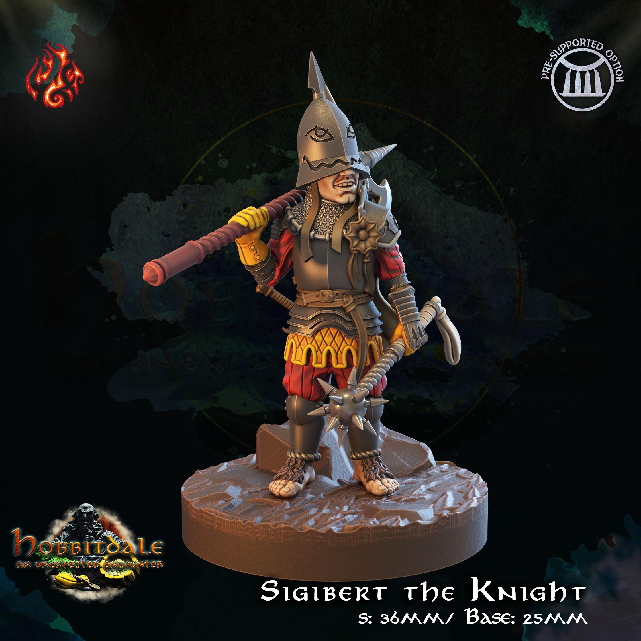 Sigibert the Knight 3d model
