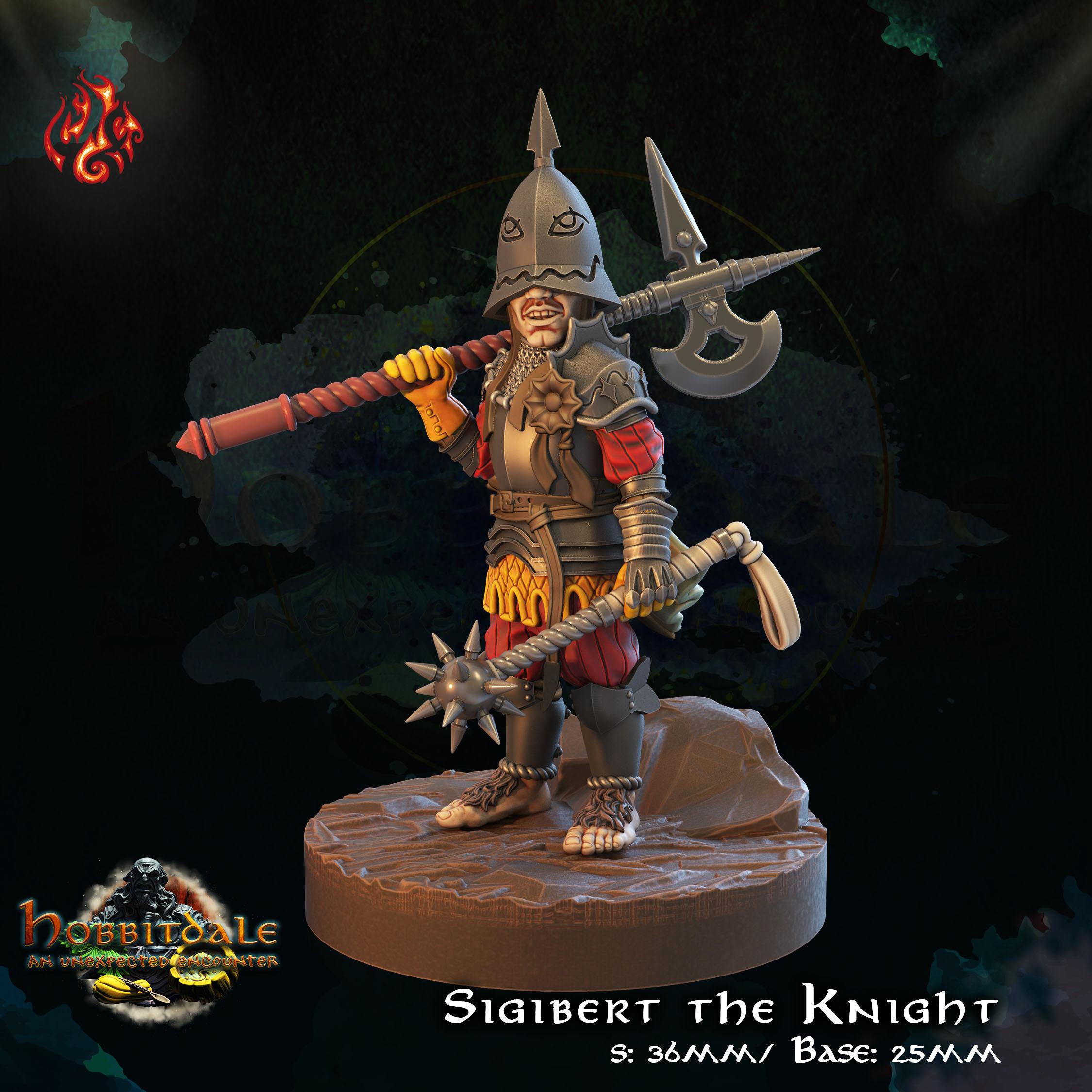 Sigibert the Knight 3d model