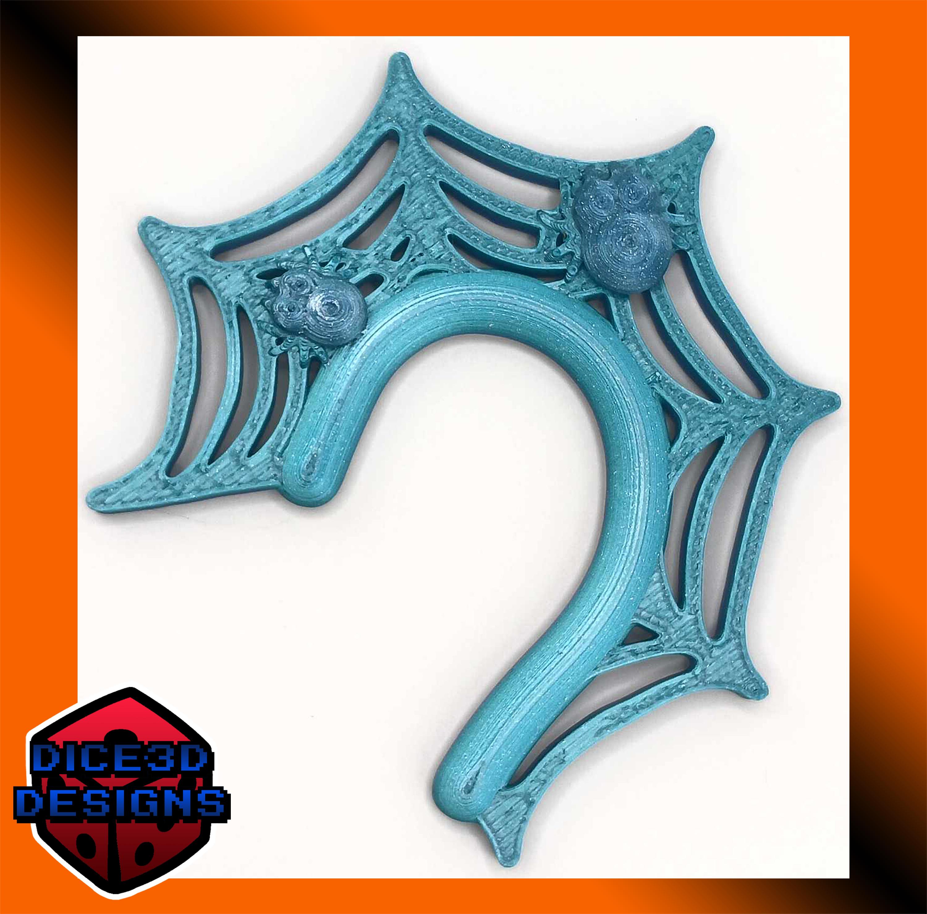 Spiderweb Halloween Ear Cuff 3d model