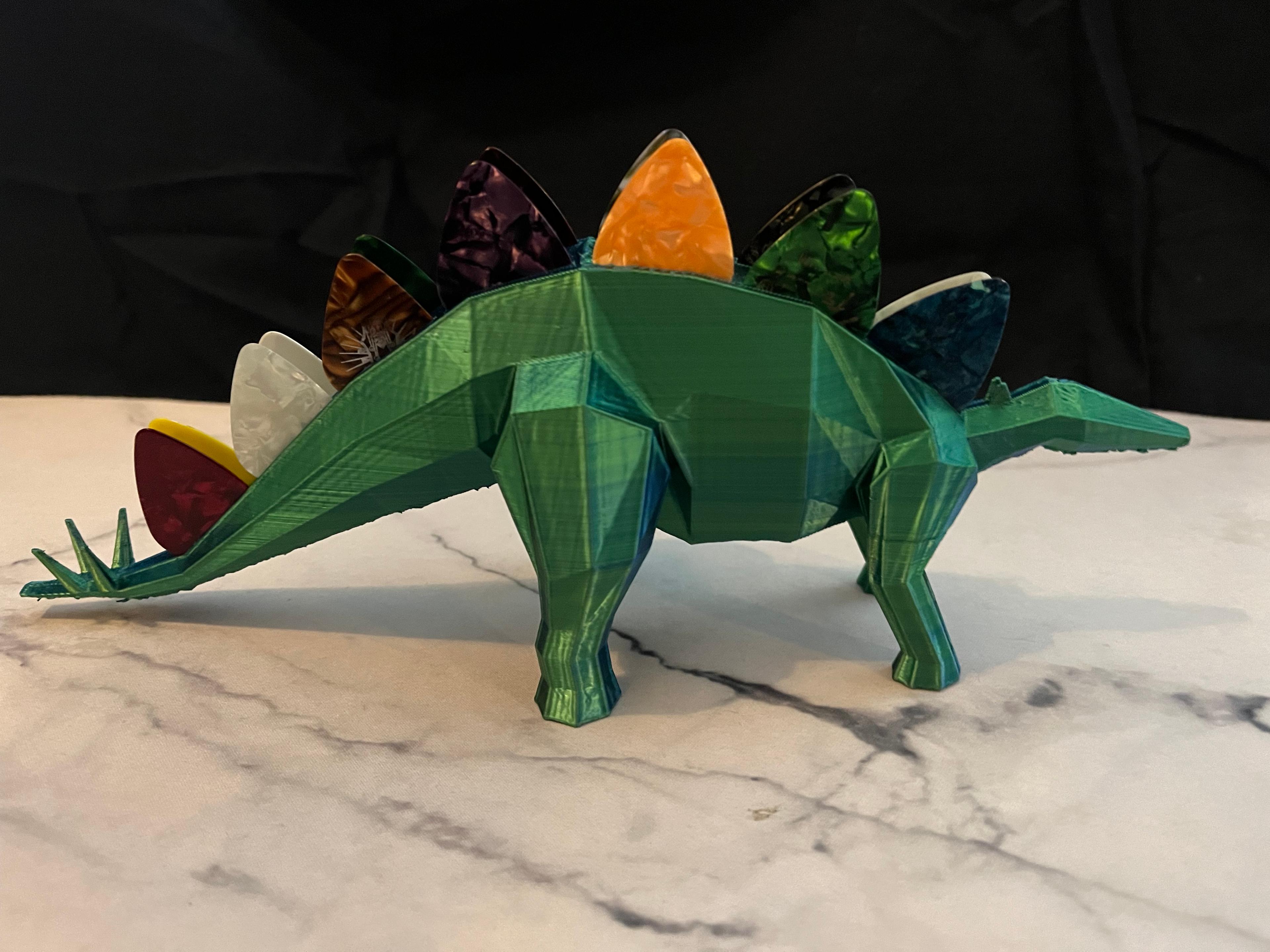 Stegosaurus pick holder stl.stl 3d model