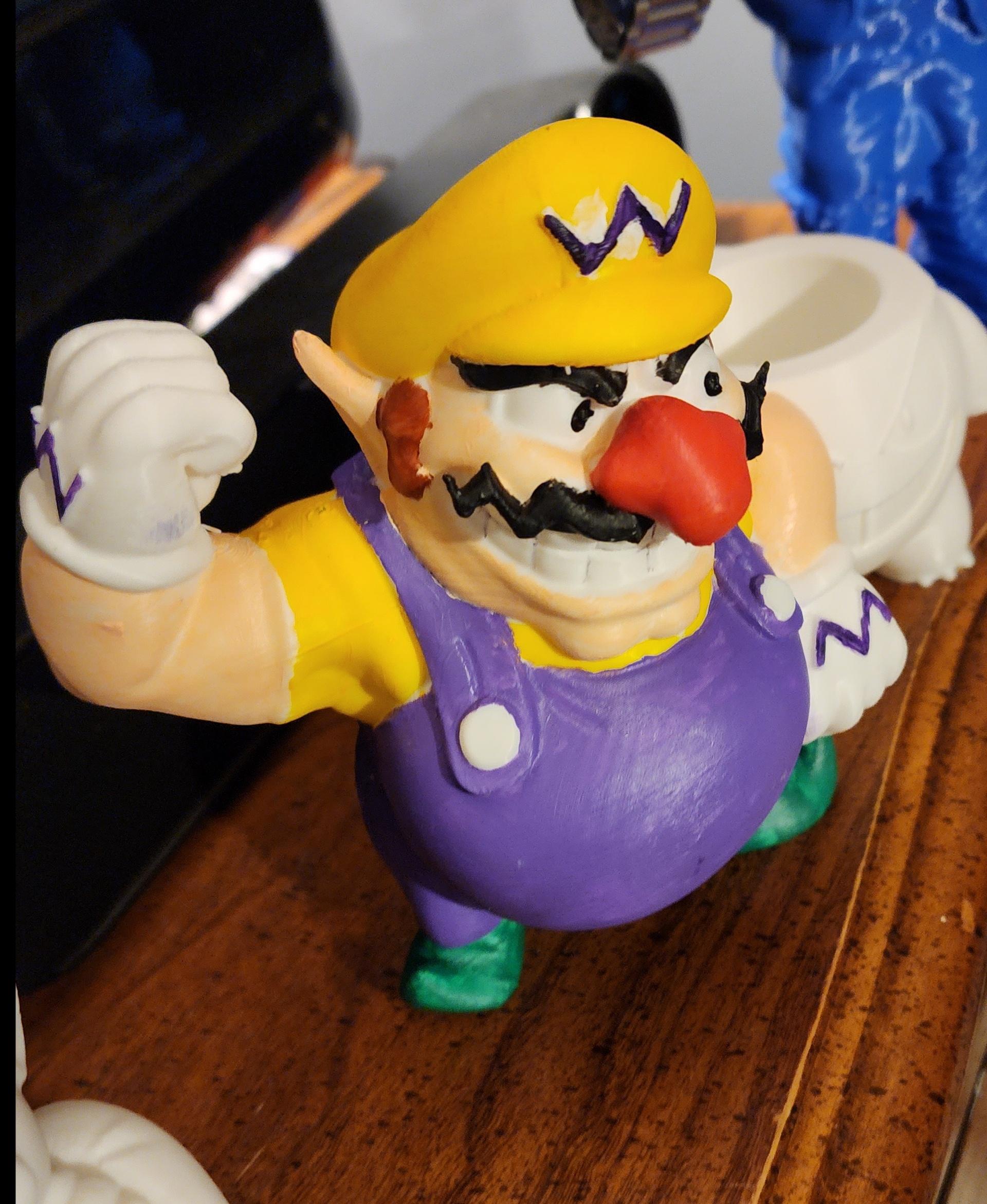 Wario - Super Mario Bros - Fan Art - Hand painted it myself but looks awesome!  - 3d model