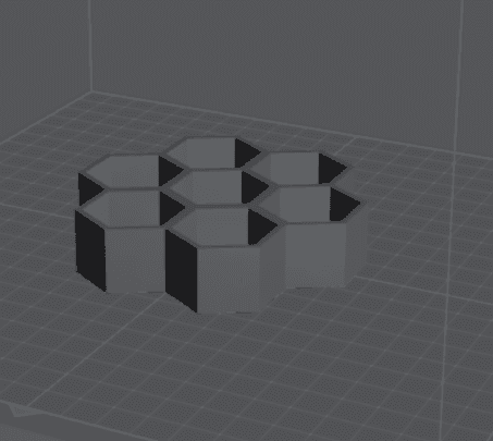 Hexagon Hexagon Dice Holder 3d model