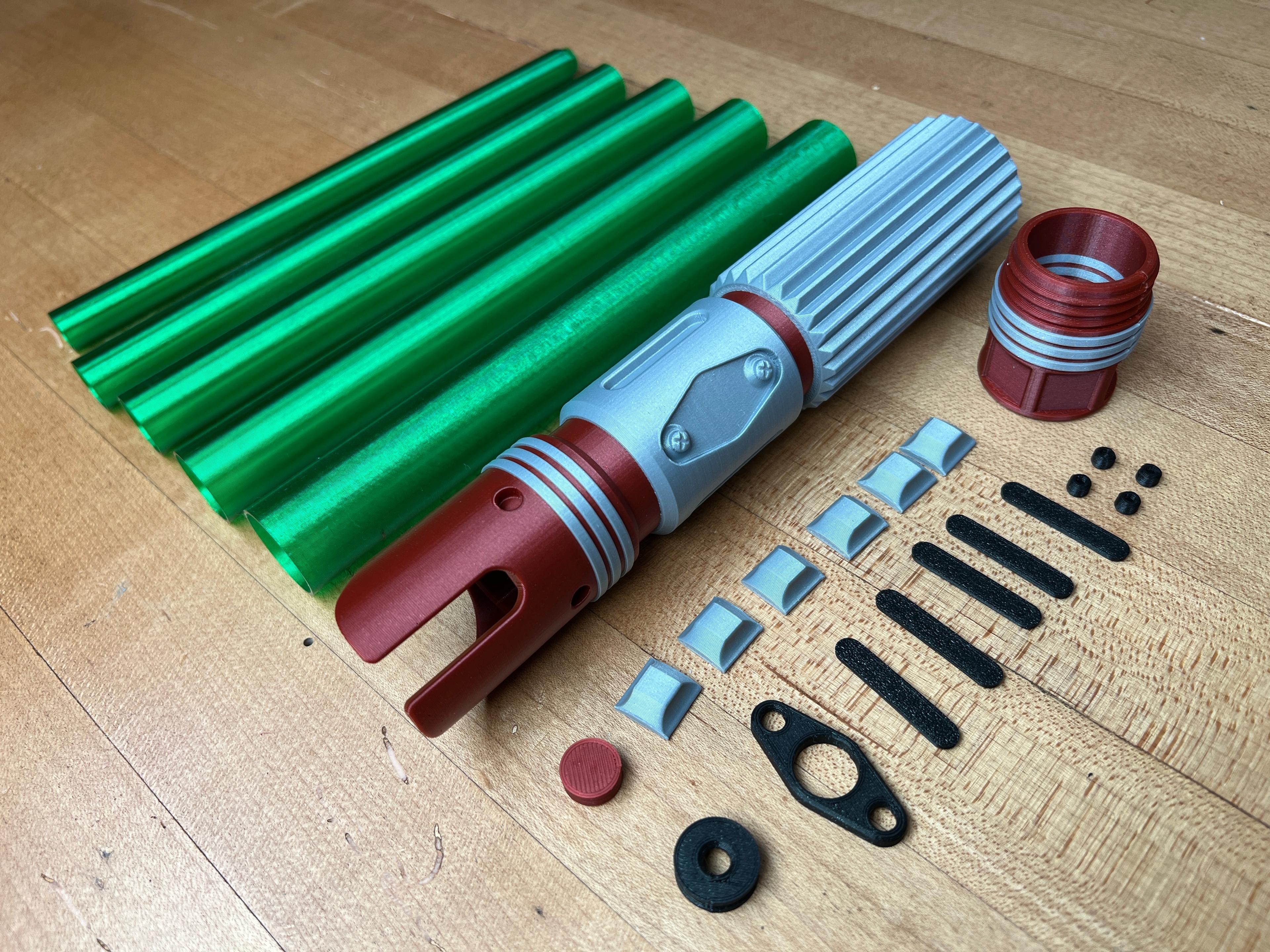 The Genius Multi-Part Collapsing Lightsaber 3d model