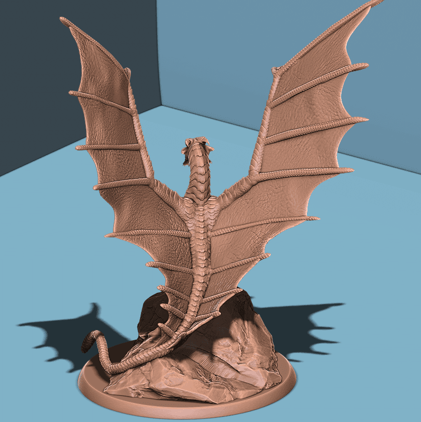 Copper Dragon Pack 3d model