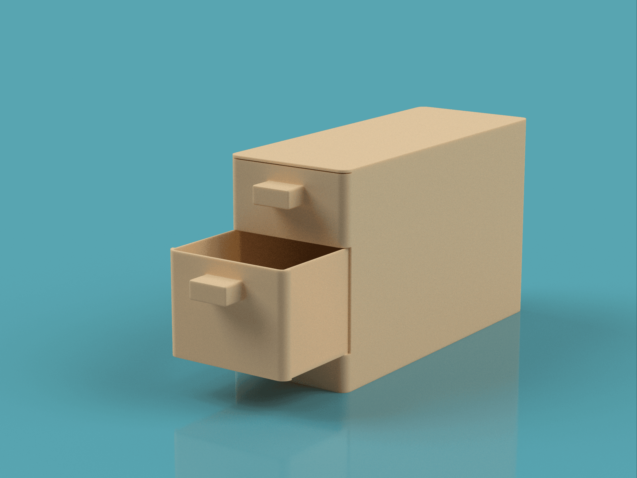 Small Bathroom Cabinet 3d model