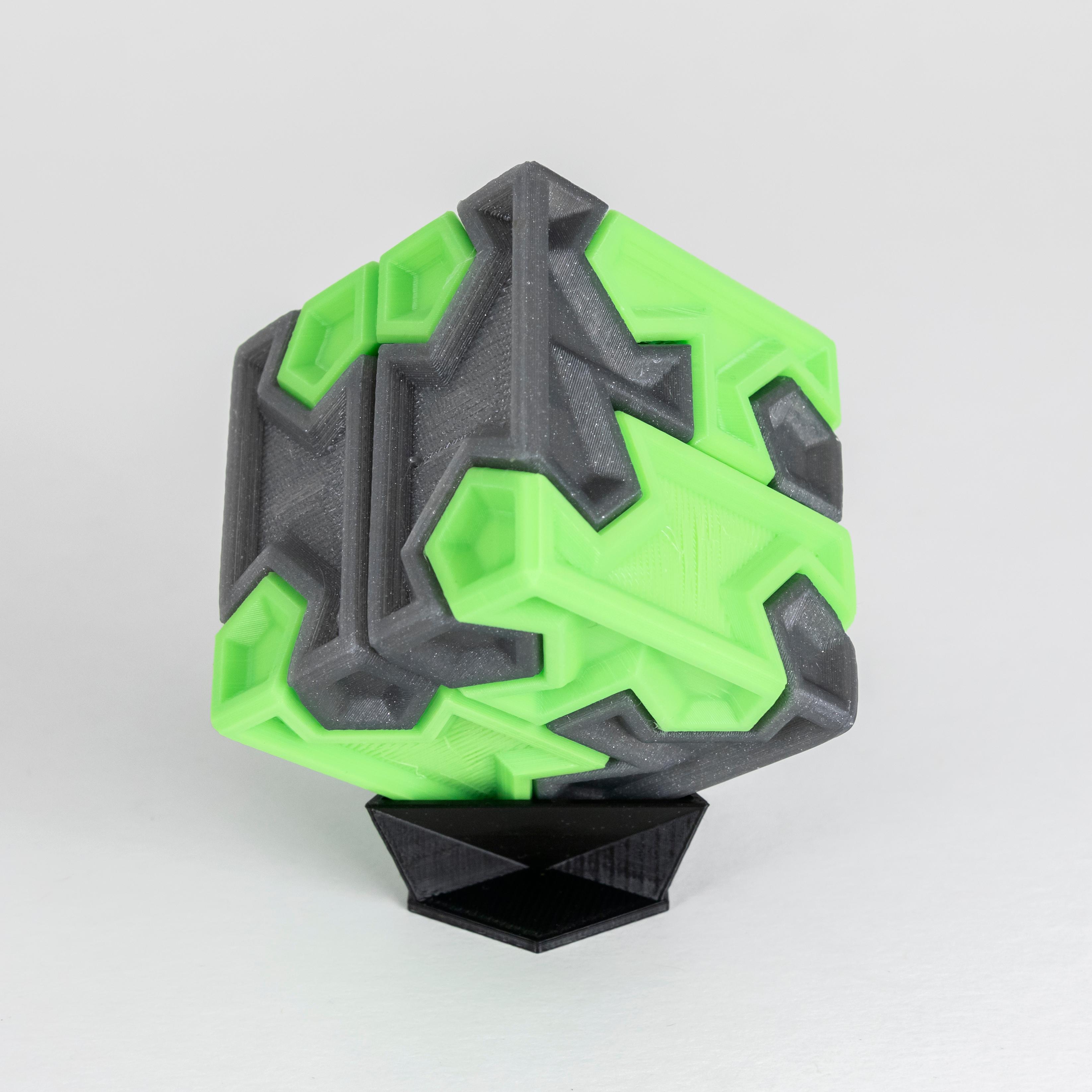 Tsugite Cube 2x2 Puzzle // Hypercube 3d model