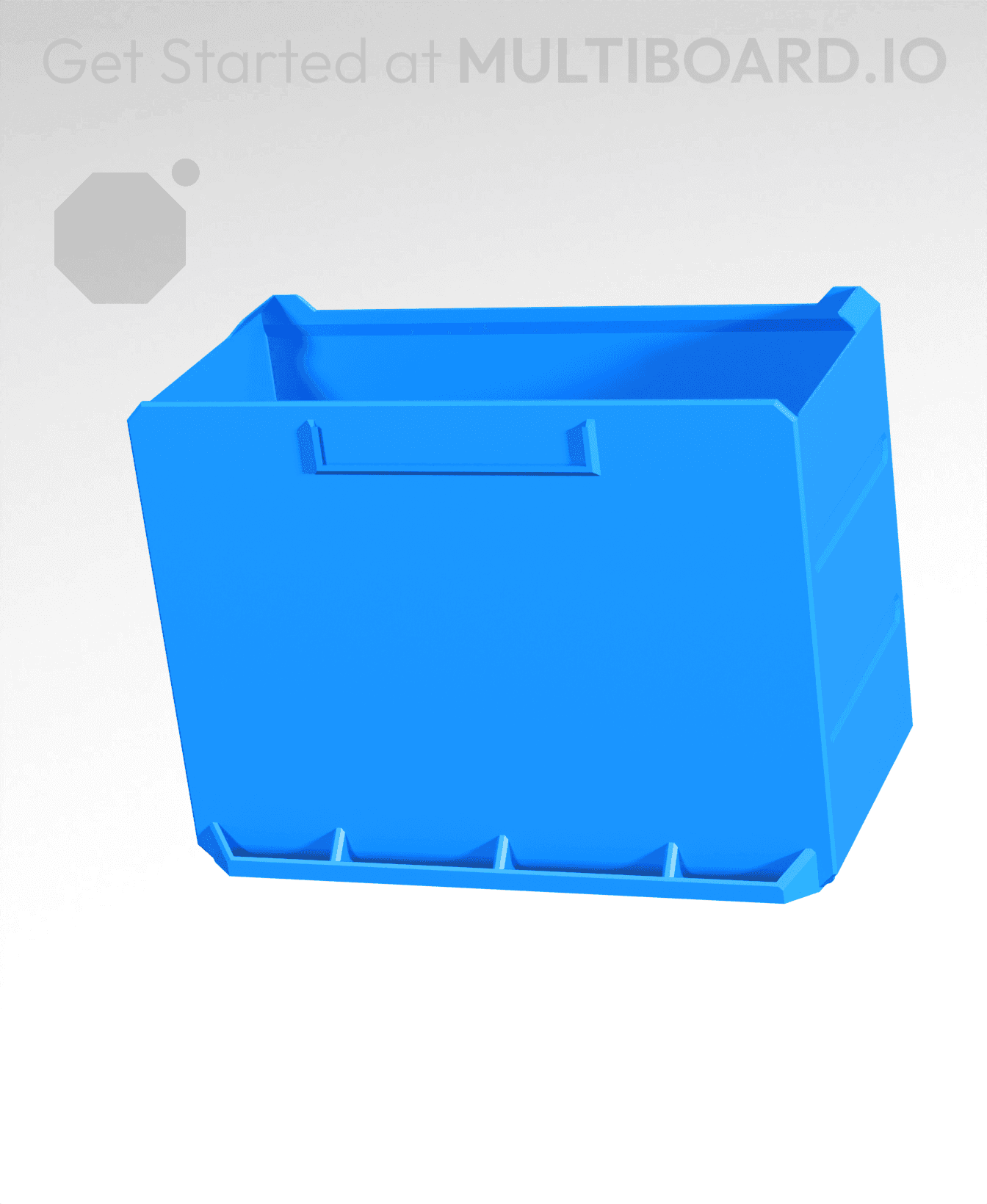 4x3x2-Deep - Multibin Simple Drawer 3d model