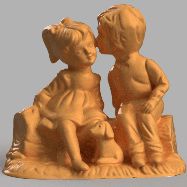 Boy and Girl LOVE 3d model