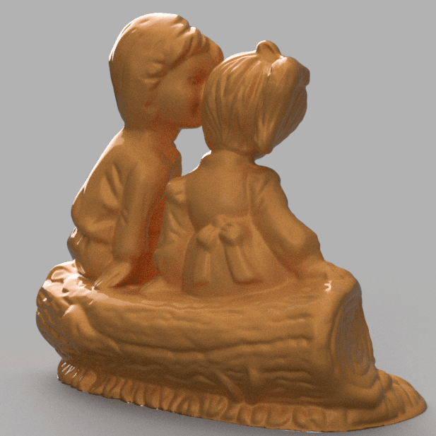 Boy and Girl LOVE 3d model