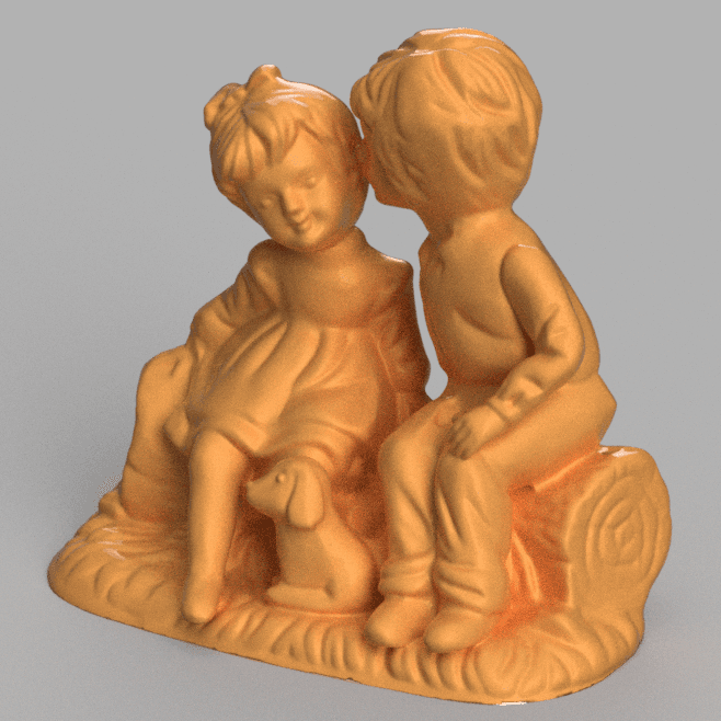 Boy and Girl LOVE 3d model