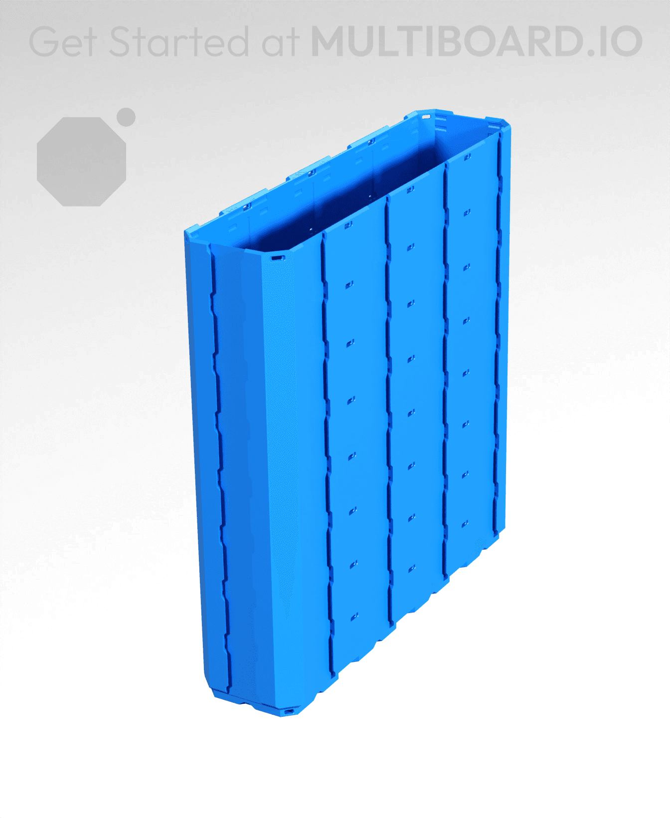 1x4x4 - Full Multipoint Rail - Multibin Shell 3d model