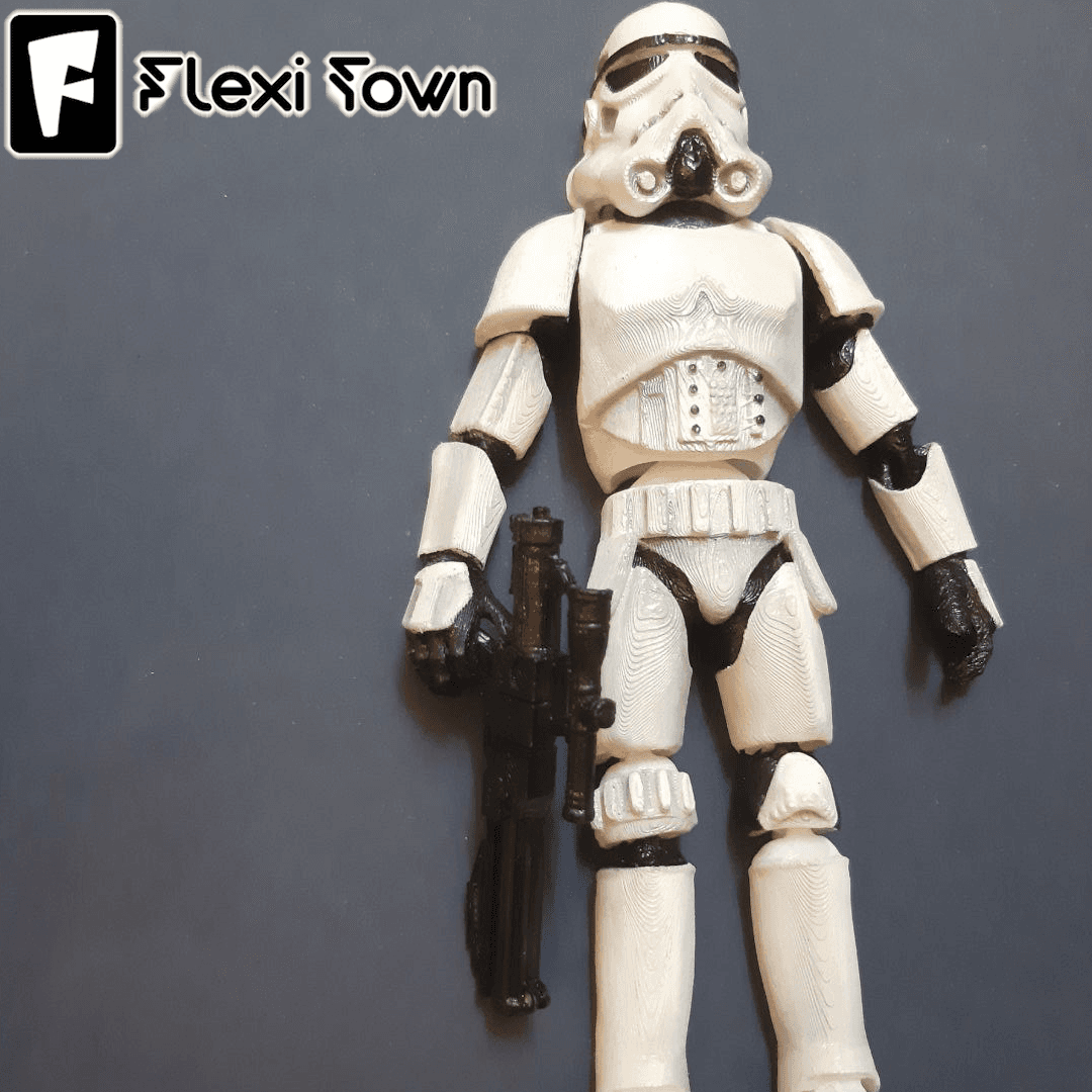 Flexi Print-in-Place Stormtrooper 3d model