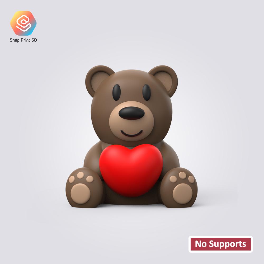 Valentine Bear 3d model