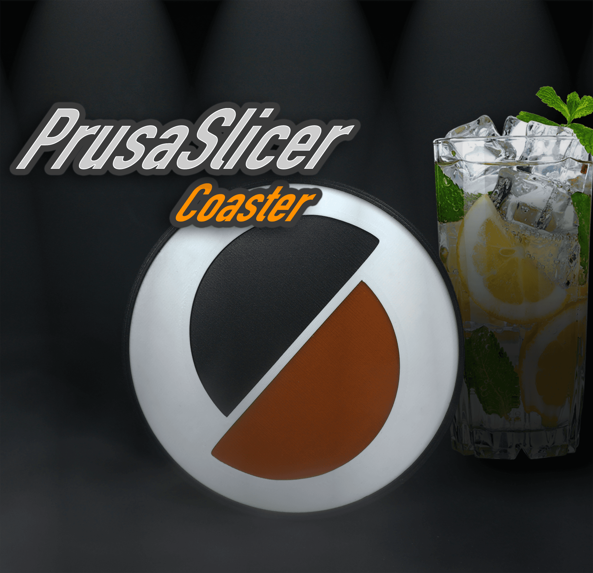 PrusaSlicer Drink Coaster 3d model