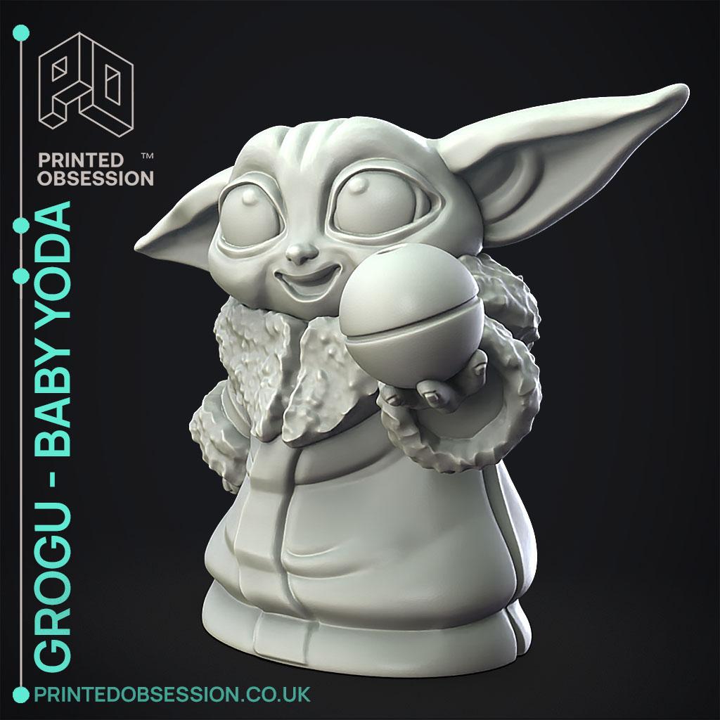 Star Wars (Inspired) Baby Yoda Jedi Training HueForge Grogu - 3D model by  ChrisPirillo on Thangs