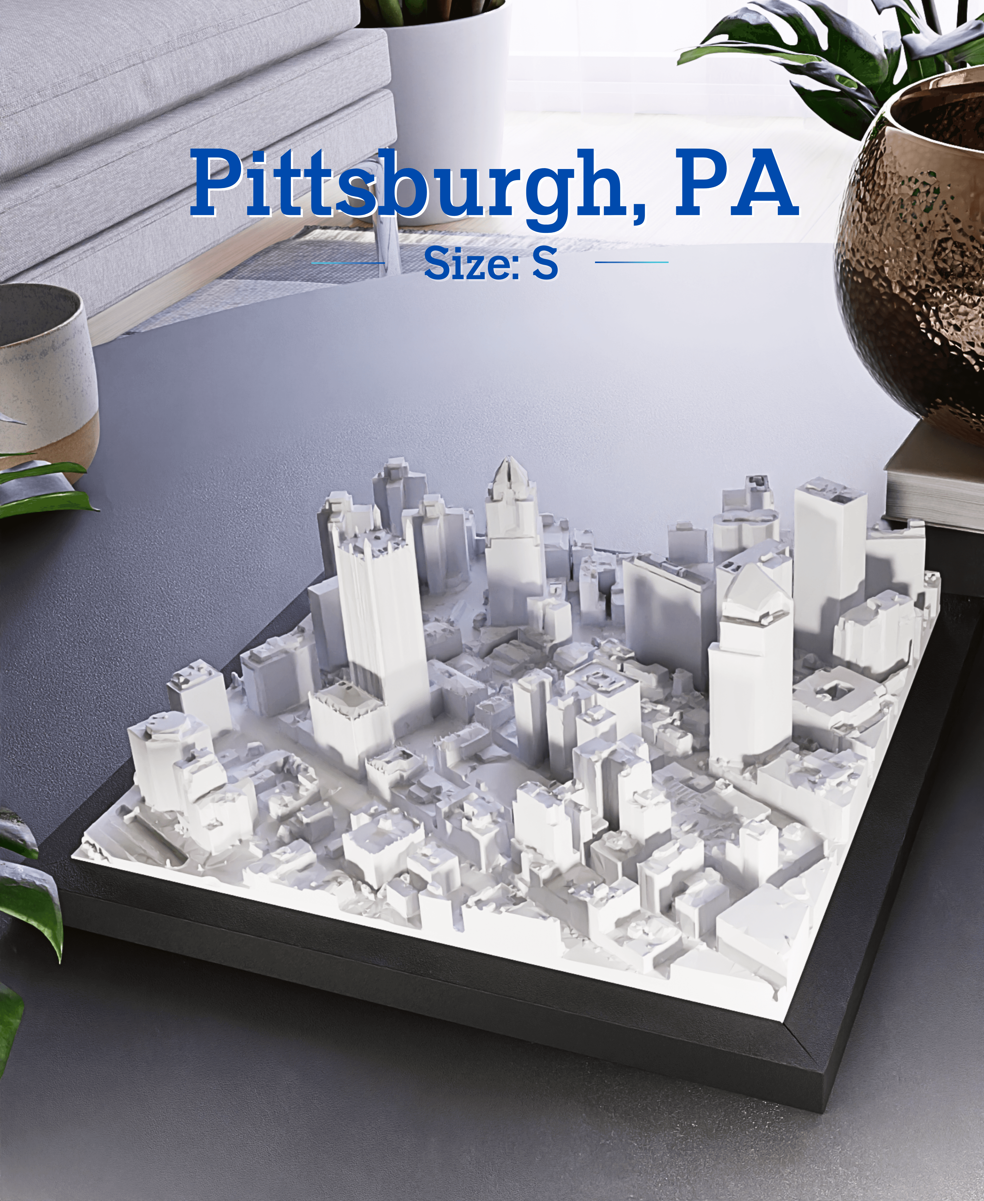 Pittsburgh, PA - Small 3d model