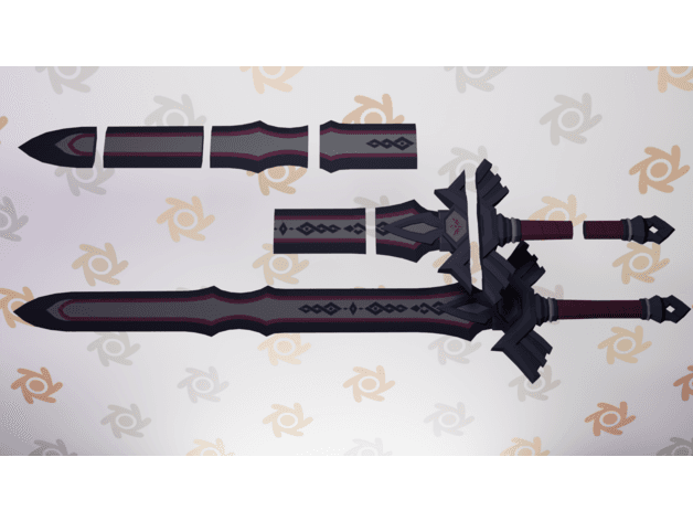 Royal Guards Sword (legend of zelda) 3d model