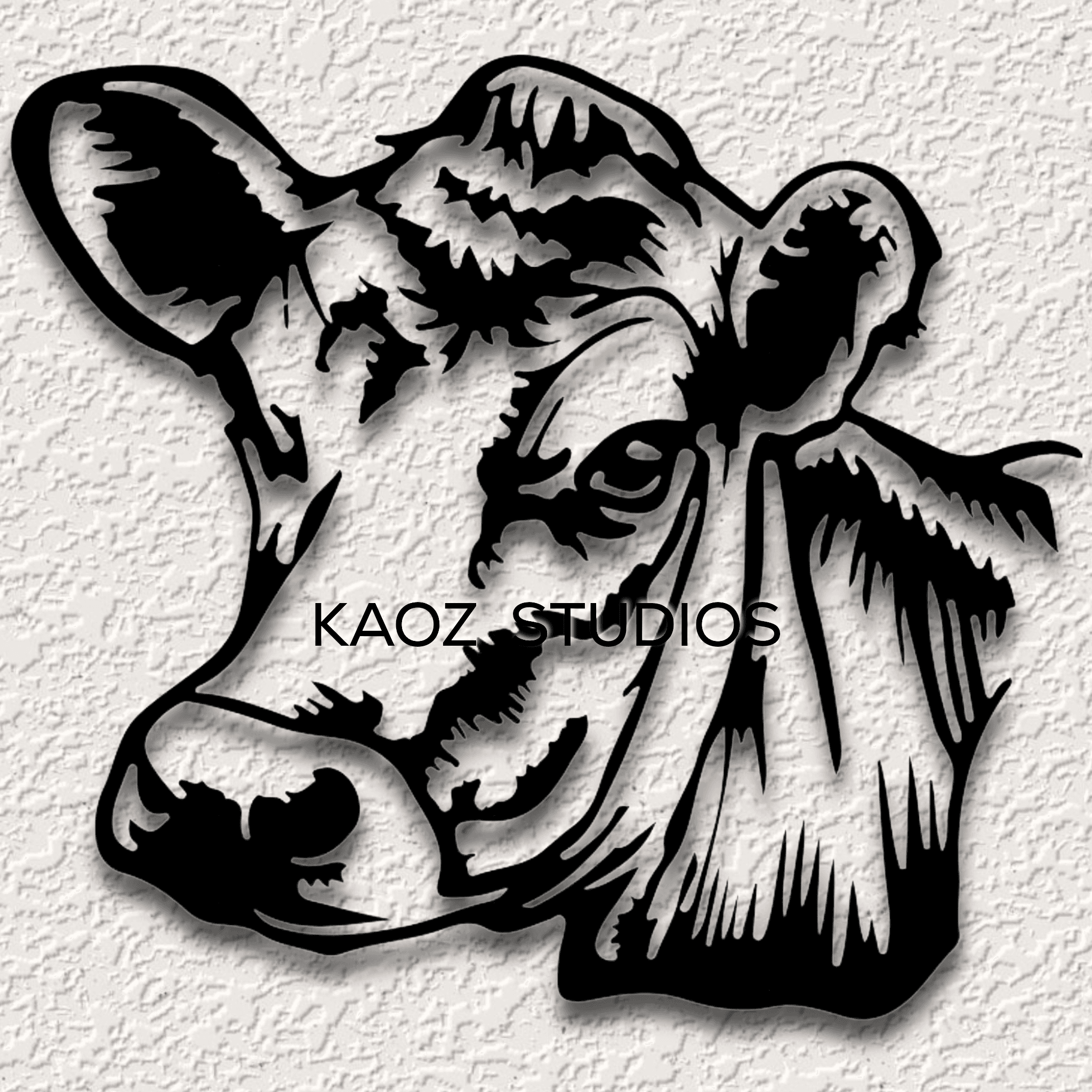 jersey cow wall art dairy cow wall decor farm house decoration 3d model