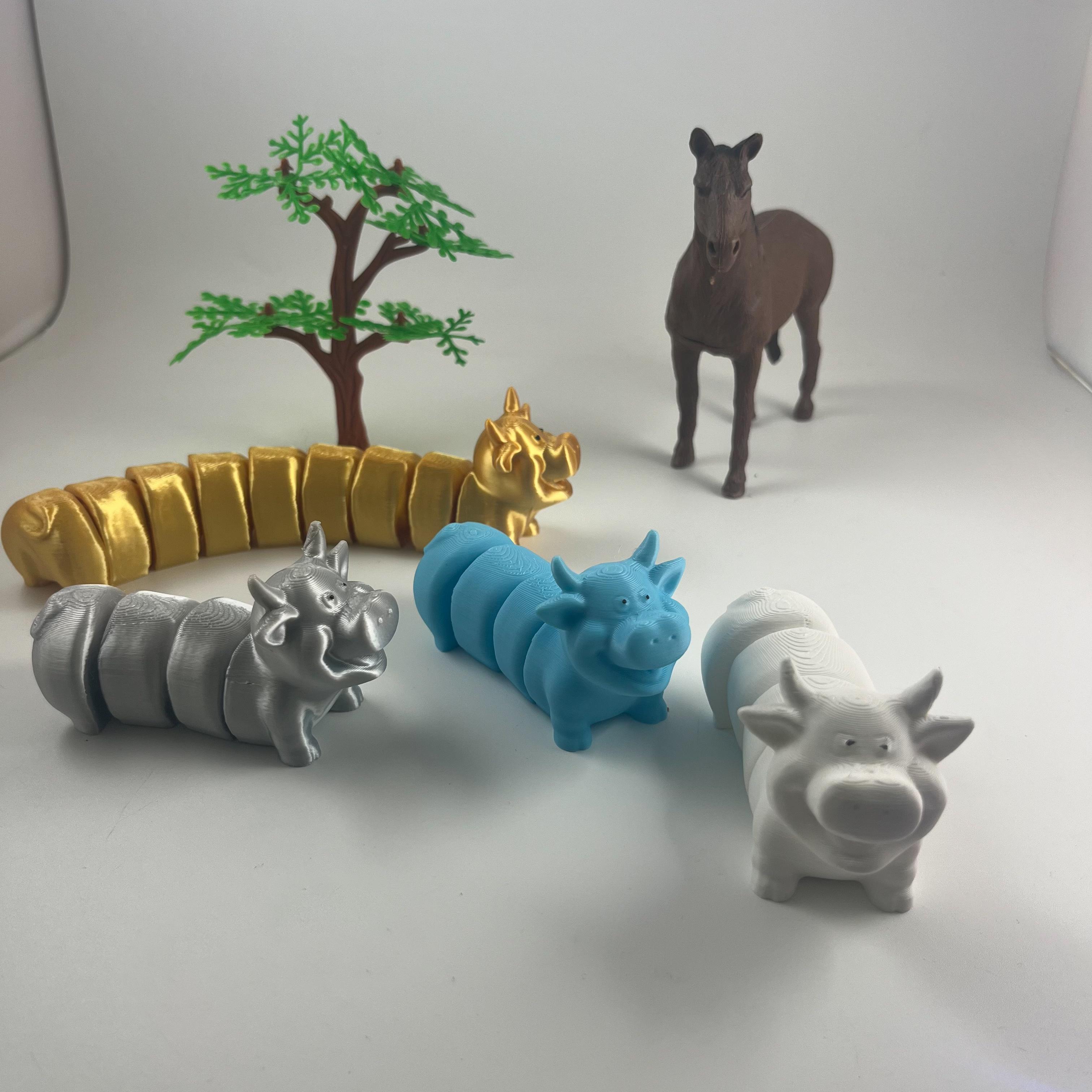 flexy cow 3d model