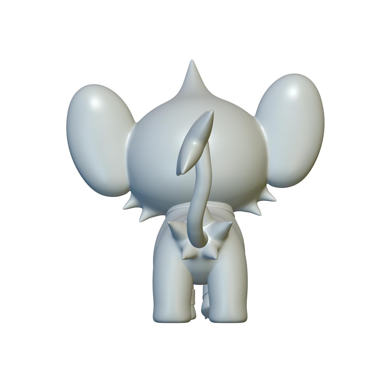 Pokemon Shinx #403 - Optimized for 3D Printing 3d model