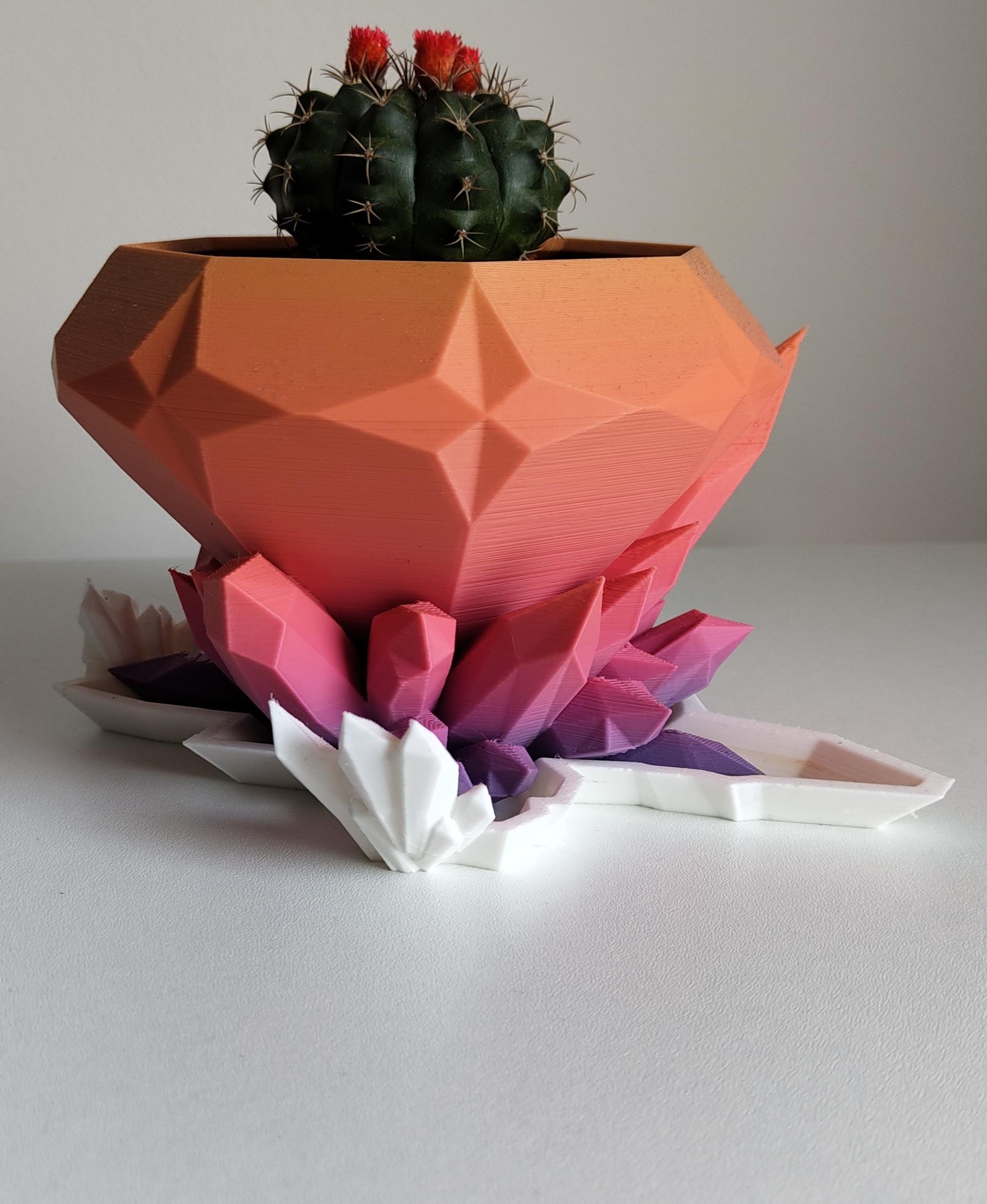 Diamond planter 3d model